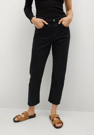 Straight leg jeans - black denim