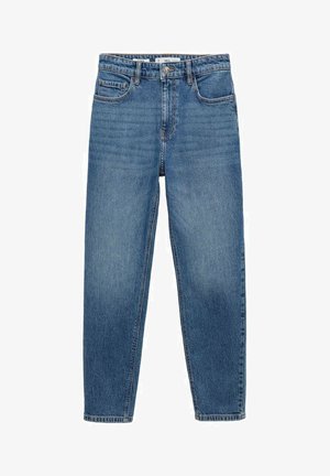 Jasnoniebieskie dżinsy o klasycznym prostym kroju, pięć kieszeni oraz subtelne efekty przetarcia. Wzmocnione szwy.
