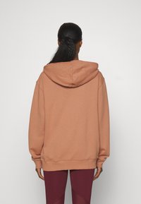 adidas Sportswear ESSENTIALS LINEAR FULL-ZIP - Mikina so zipsom - clay strata/clear pink