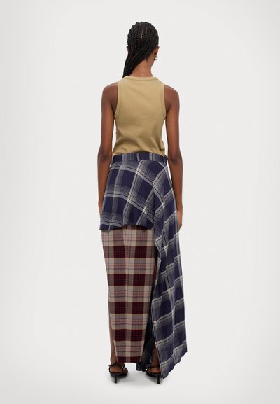 Vivienne Westwood SKIRT - Pencil skirt - navy/white