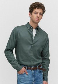 Manches Longues Chemise Homme BrodÃ©e BONDELID BRODY OXFORD