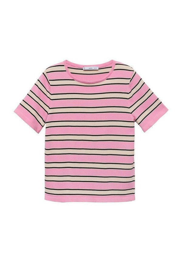 À RAYURES COMBINÉES - Print T-shirt - rose pastel2