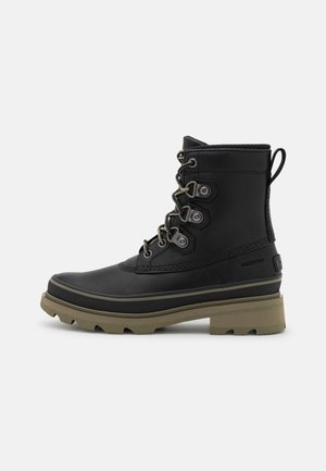 LENNOX STREET BOOT - Lace-up ankle boots - black/sage