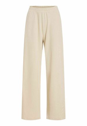 VILA, WIDE-LEG TROUSERS VIHARISA MID-WAIST - Pantalon de survêtement - birch