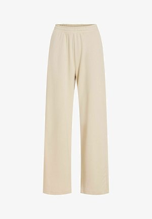 VILA, WIDE-LEG TROUSERS VIHARISA MID-WAIST - Pantalon de survêtement - birch