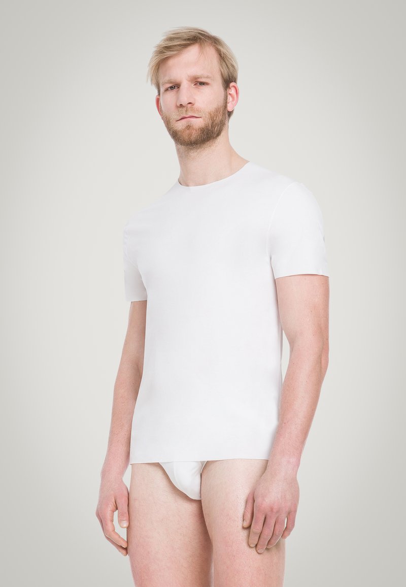 Wolford MEN'S PURE - T-shirt - bas - white