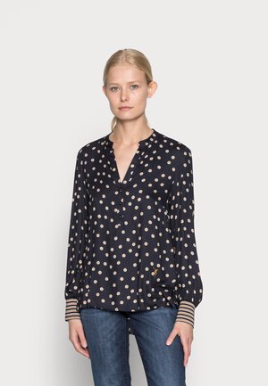 BLOUSE - Blouse - navy dots