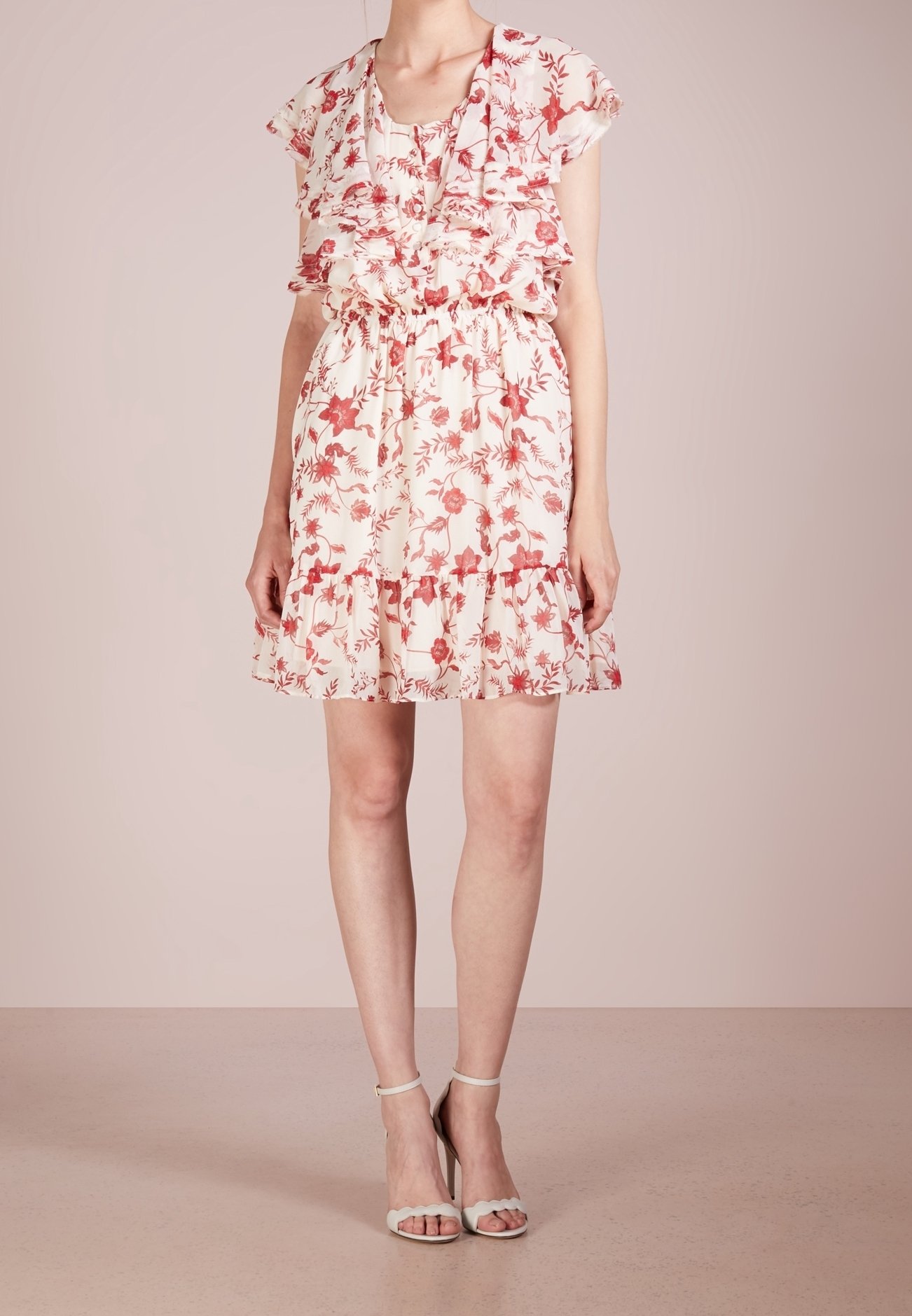 open lace back dress Evelyn Linen Dress  Rebecca Minkoff