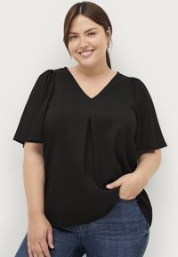 Ellos Plus collection Bluse - schwarz