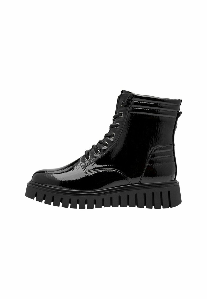 Marco Tozzi Stivaletti con la zeppa - black patent
