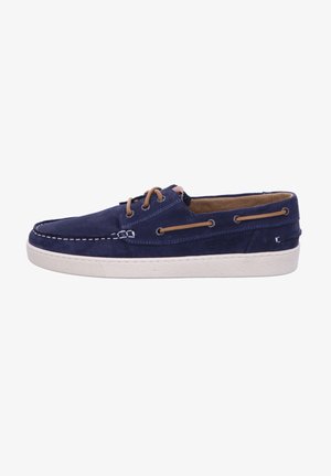 camel active, Boat shoes - blau