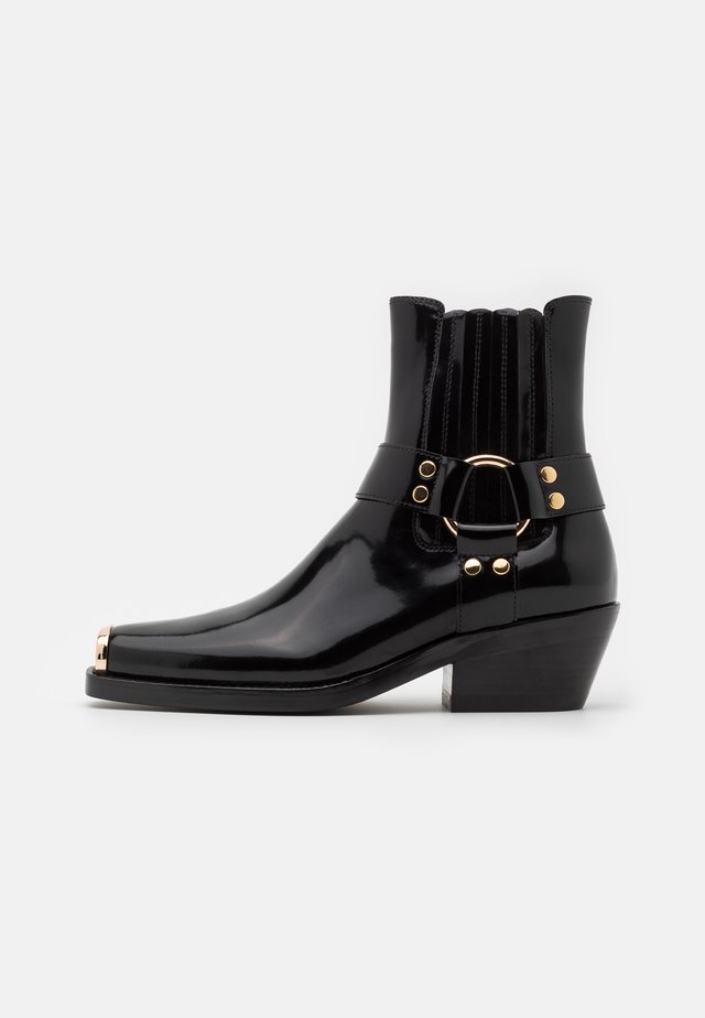 POKER - Botines - black/gold