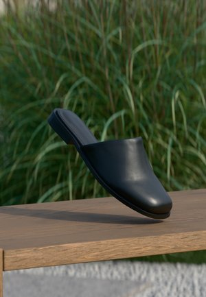 Zign, LEATHER - Μιουλ - black