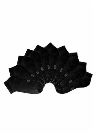 H.I.S 10 PAAR - SNEAKERSOCKEN - Schuhsohle/Fußbett - schwarz
