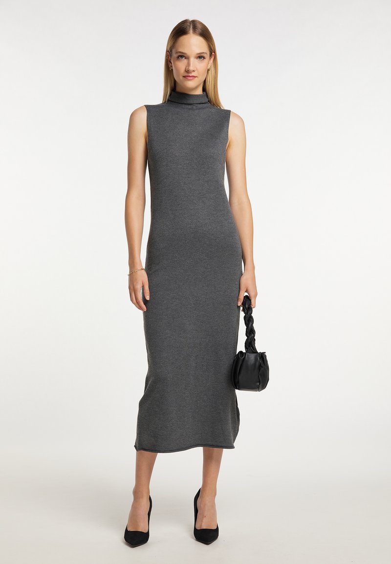 Damen Freizeitkleider | DreiMaster DREIMASTER BARADELLO Strickkleid grau melange/grau-meliert - PT76770 Damen Freizeitkleider | DreiMaster DREIMASTER BARADELLO Strickkleid grau melange/grau-meliert - PT76770