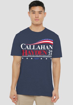TOMMY BOY CALLAHAN AND HAYDEN FOR PRESIDENT  - T-Shirt print - dark blue