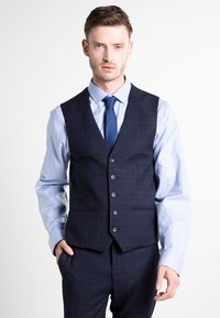 Next - Suit waistcoat - blue Thumbnail Image 1