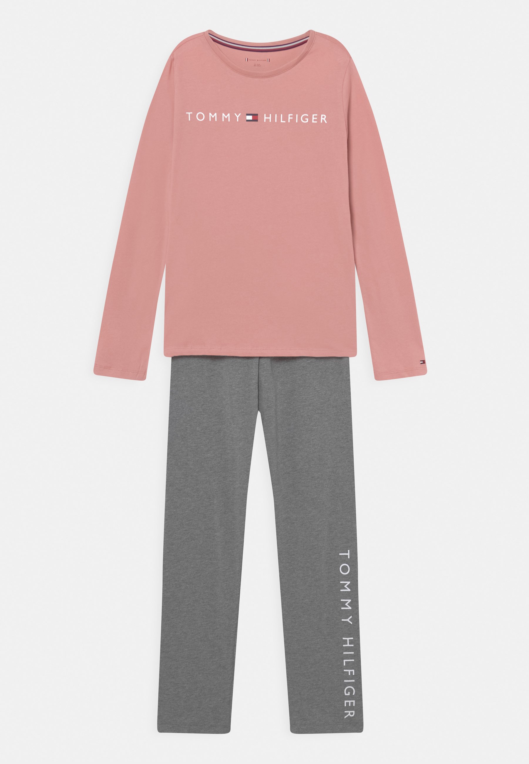 Tommy Hilfiger Pyjama - rose tan/medium grey heather/roze - Zalando.nl