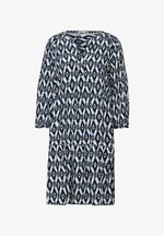 Ajour top met print voor dames in Blauw Ajour top met print voor dames in Blauw