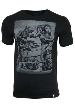 SURVIVAL OF THE FITTEST - Print T-shirt - black