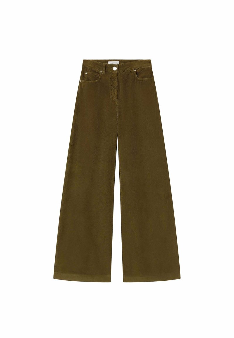 pinko Broek donkergroen gemêleerd