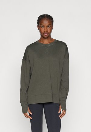 AFTER CLASS LONGLINE - Sweatshirt - nori green
