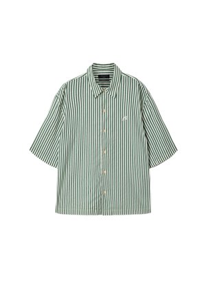 AllSaints, CHOPIN SHORT SLEEVE SHIRT  - Camicia - white green