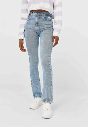 Stradivarius Vaqueros slim fit - light blue