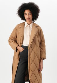 TWINSET OVERCOAT - Žieminis paltas - camel