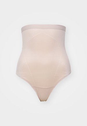 THINSTINCTS HIGH WAISTED THONG - Lingerie sculptante - champagne beige