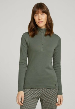 MIT HENLEYSTEHKRAGEN - Long sleeved top - dustymidolive