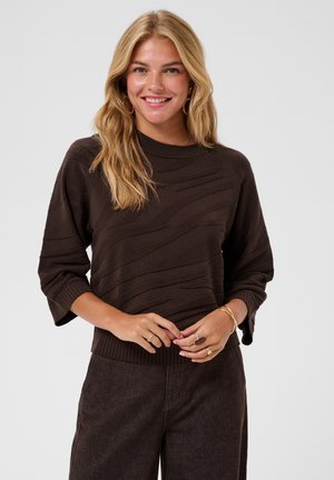 Cream, CRDELA KNIT PULLOVER - Pullover - java