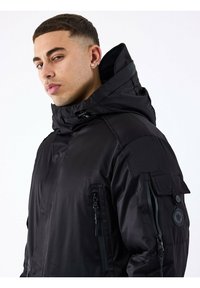 Project X Paris LONGUE MULTIPOCHES - Parka - noir