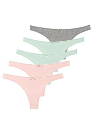 5ER PACK - String - mint pink grau