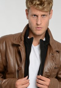 JCC Lederjacke - dark brown