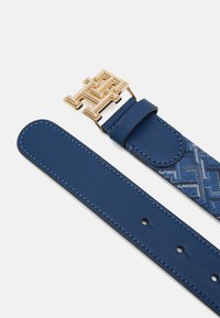 Tommy Hilfiger REVAMP JACQUARD  - Gürtel - fossil blue
