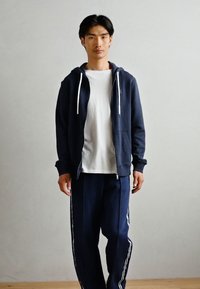 Scotch & Soda FULL ZIP LOGO HOODIE - Zip-up sweatshirt - sky captain