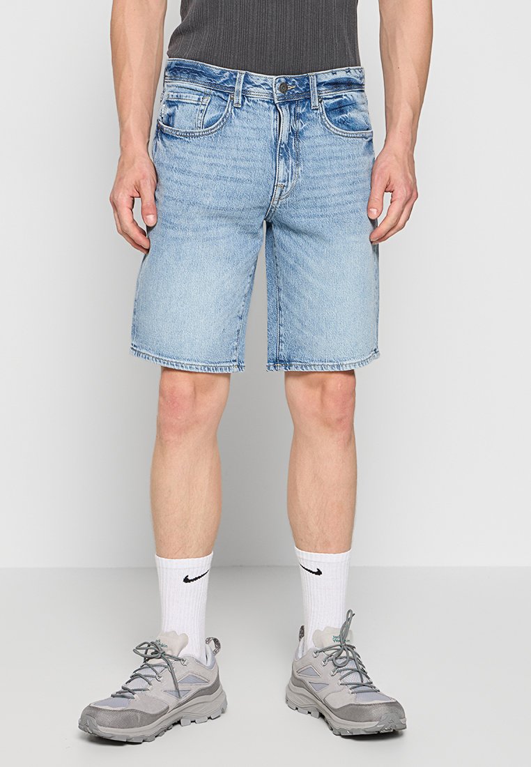 Selected Homme Jeansshort lichtblauw Selected Homme Jeansshort lichtblauw
