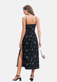 Cupshe FLORAL  - Vestito lungo - black floral