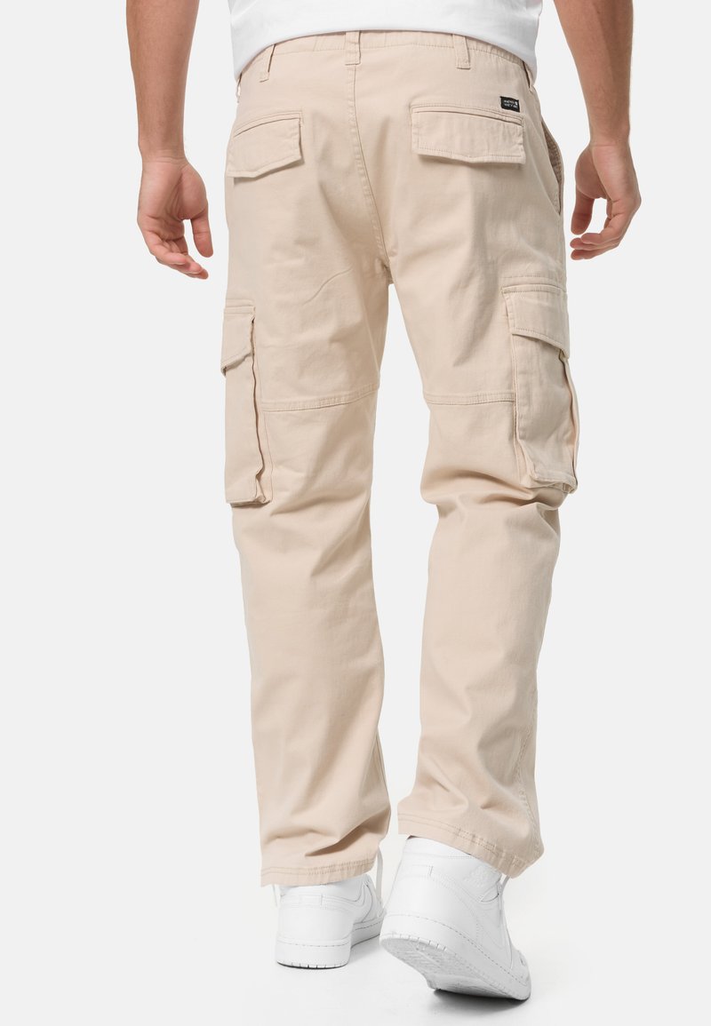 Indicode Heren Dennis Cargo Pants | Cargobroek van 98% katoen met 6 zakken Raven M
