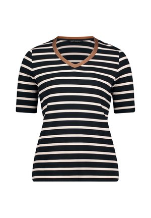 Betty Barclay, BETTY BARCLAY MIT V-AUSSCHNITT RINGELSHIRT - T-shirt imprimé - dark blue nature