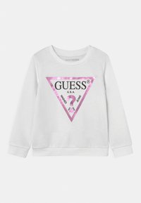 Guess - CORE TODDLER KIDS GIRL - Pulóver - true white Miniatűr kép 1