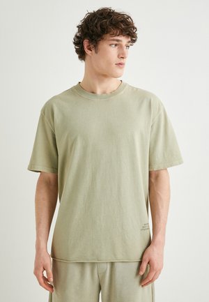 Camiseta estampada - khaki
