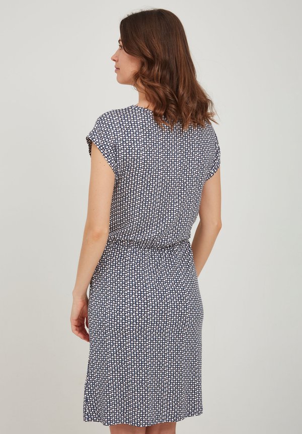 FRAmdot - Jersey dress - vintage indigo graphic mix2
