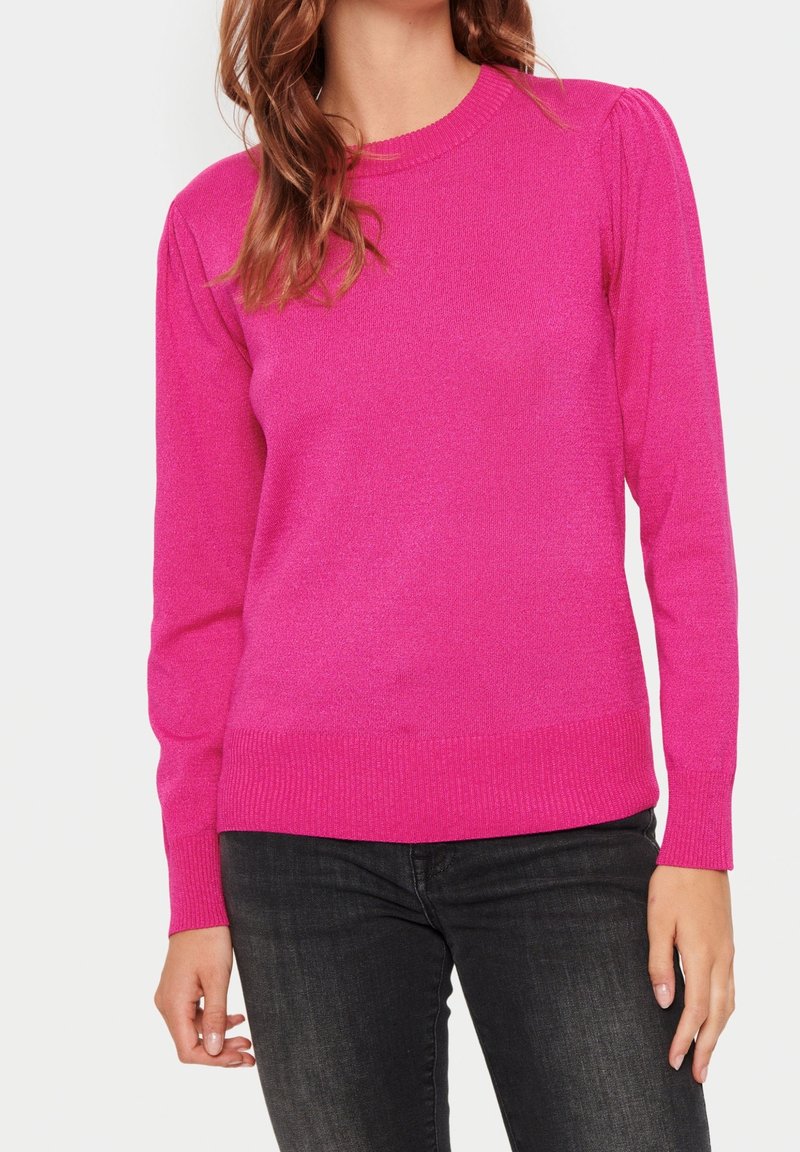 Saint Tropez Stickad tröja - pink