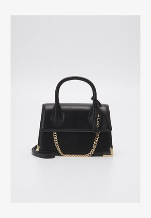 BERALAECLYA - Håndveske - jet black/light gold coloured