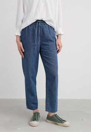 SHOLL  - Pantaloni - blue mid wash