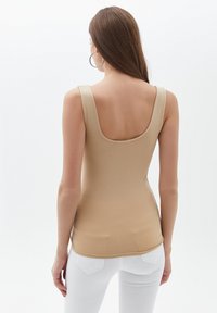 OXXO STRETCH SINGLET - Top - mottled beige