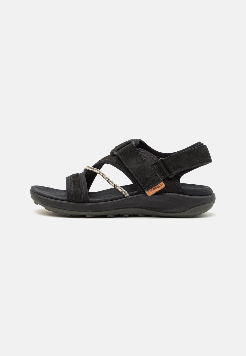 Merrell - TERRAN 4 BACKSTRAP - Chodecké sandály - black, Zvětšit