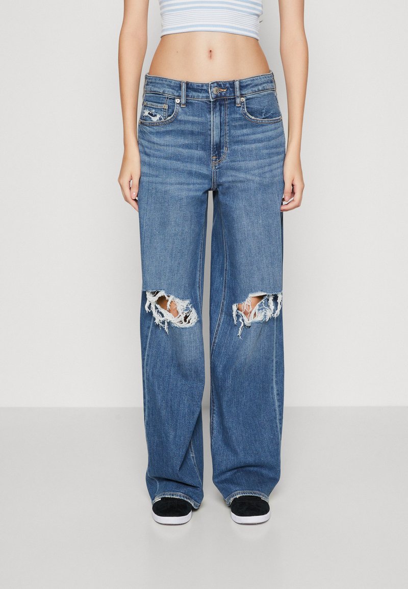 American Eagle SUPER HIGH RISE BAGGY WIDE LEG Relaxed fit jeans